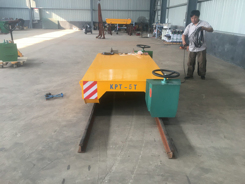 Cable Reel Powered Motorized Rail 5 Ton Industry Transfer Cartão
