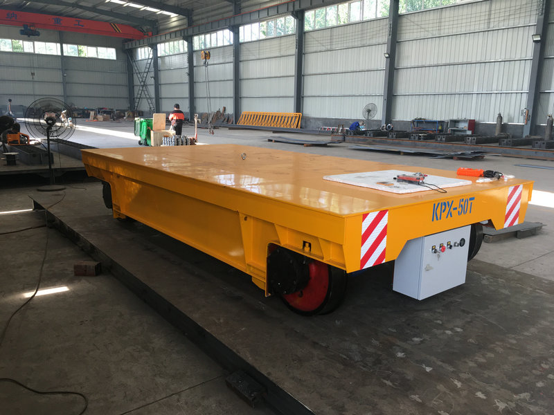 Carro de transferência de material ferroviário de controle remoto de carga pesada