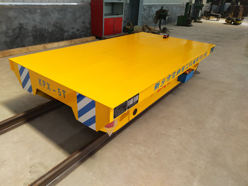 Tubo de aço 5 toneladas Trolley de transferência de ferro de bateria