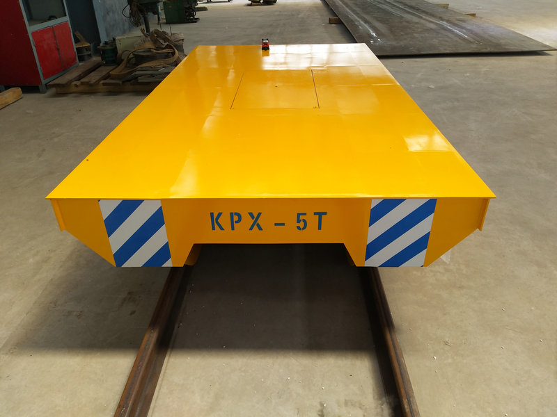 Tubo de aço 5 toneladas Trolley de transferência de ferro de bateria