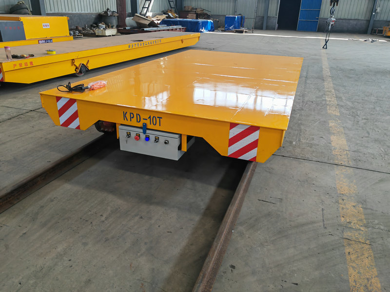Solução de transporte industrial Trolley de transferência ferroviária de baixa tensão