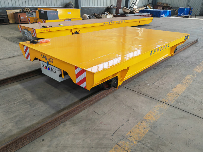 Solução de transporte industrial Trolley de transferência ferroviária de baixa tensão