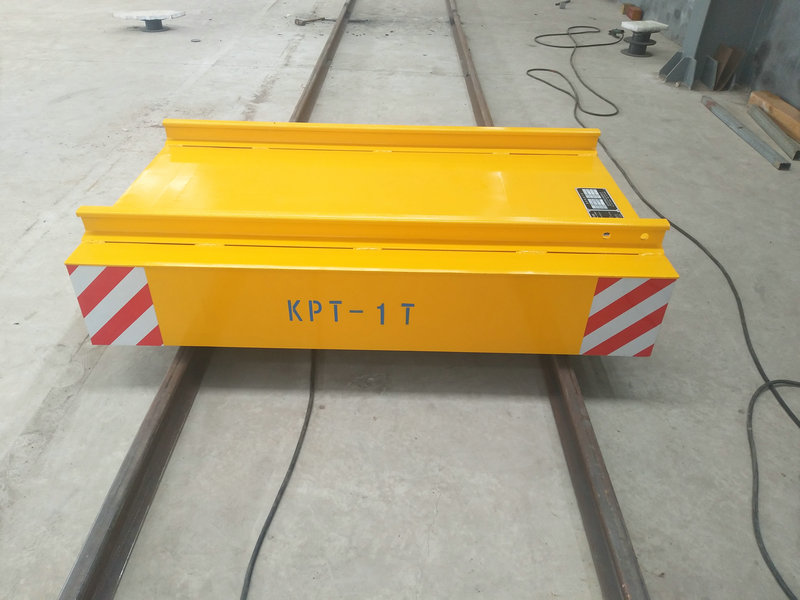 Cable Reel Powered Warehouse Flat Car on Rail com controle remoto