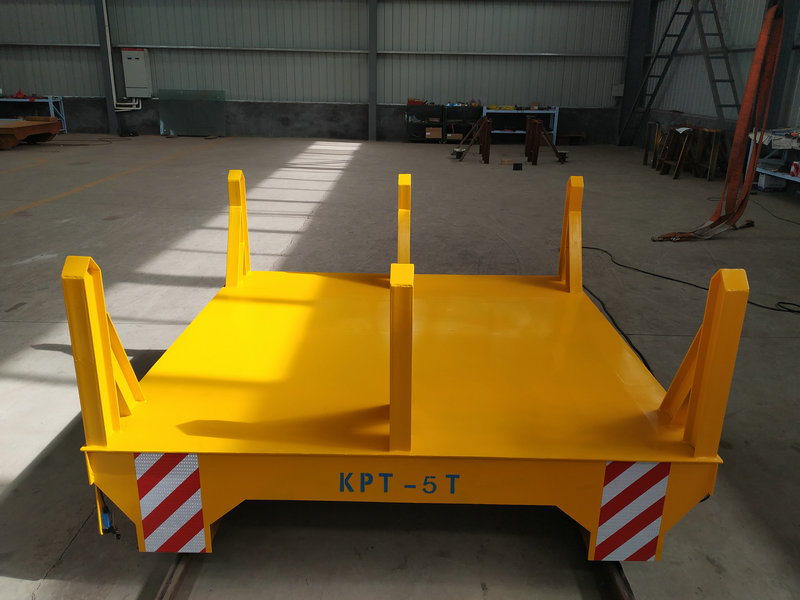 Cable Drum Powered Rail Ladle Carrinho de Transferência em Aço